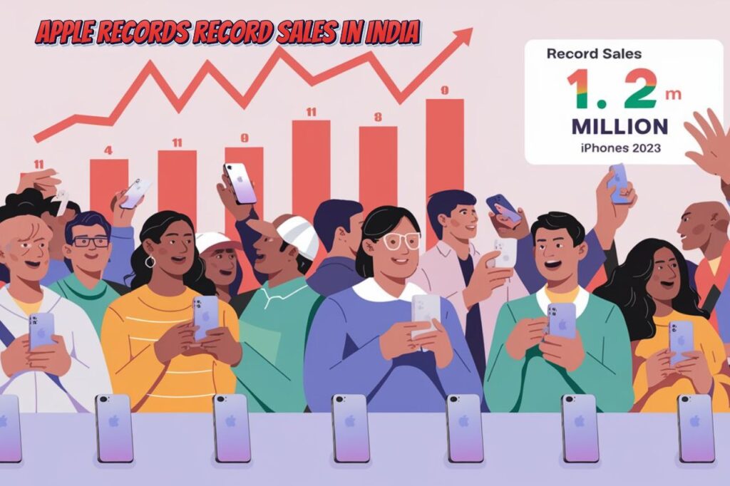 Apple records record sales in India