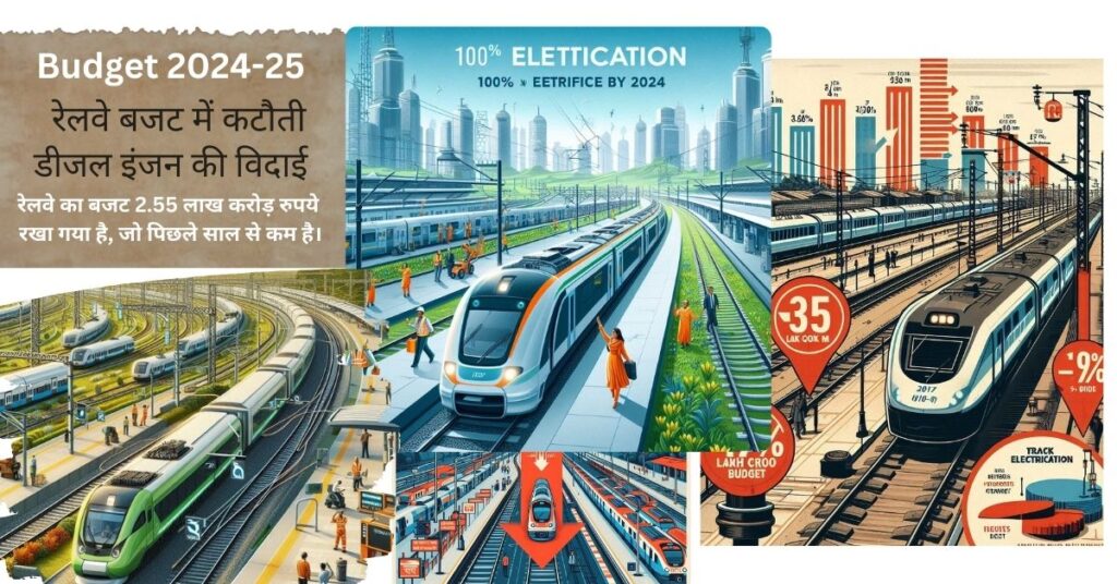 Cut in railway budget-Budget 2024-25