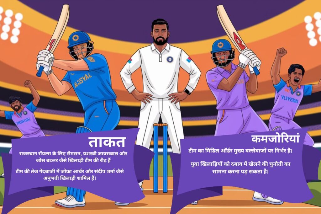 IPL 2025 Strengths and Weaknesses of Rajasthan Royals and Gujarat Titans