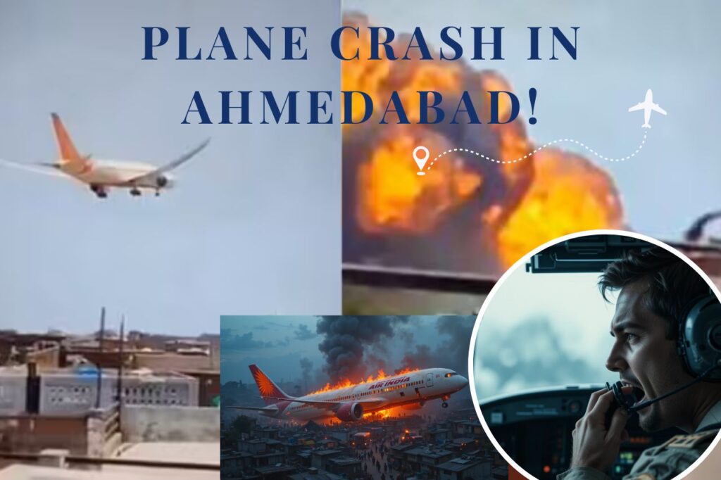 Plane crash in Ahmedabad! 